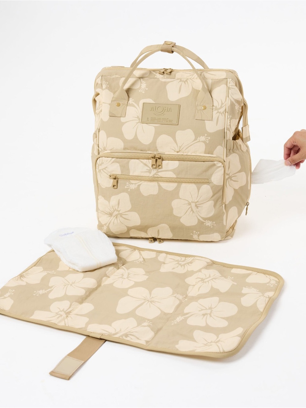 ALOHA Collection LE BÉBÉ Hana Hou Floral Backpack - Picture 8 of 9